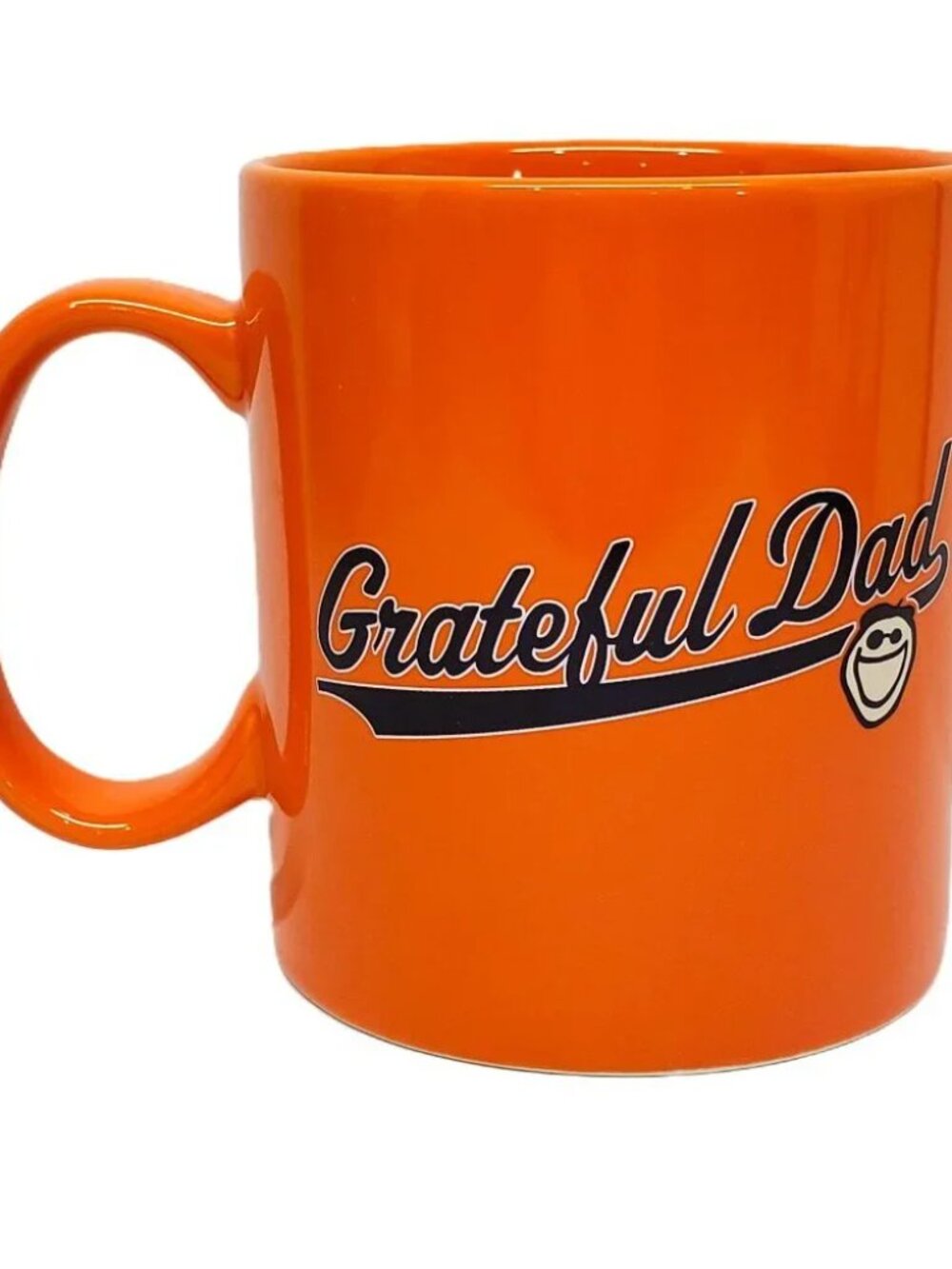LIFE IS GOOD Grateful Dad Coffee Tea Orange Mug Cup - Picture 1 of 7
